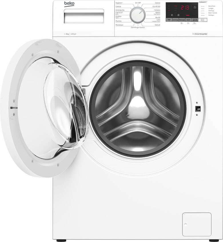 Beko WUXR81282WI/IT: Lavatrice 8kg, Classe A, 1200giri