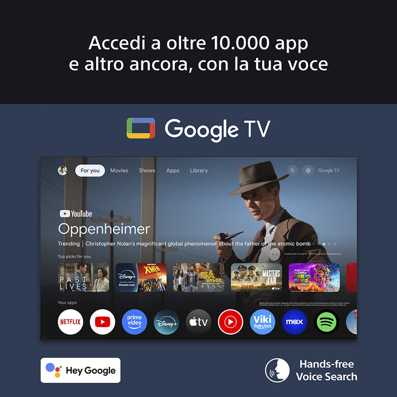 Sony K-65XR8 Televisione 65" 4K Ultra HD Smart TV Wi-Fi Nero