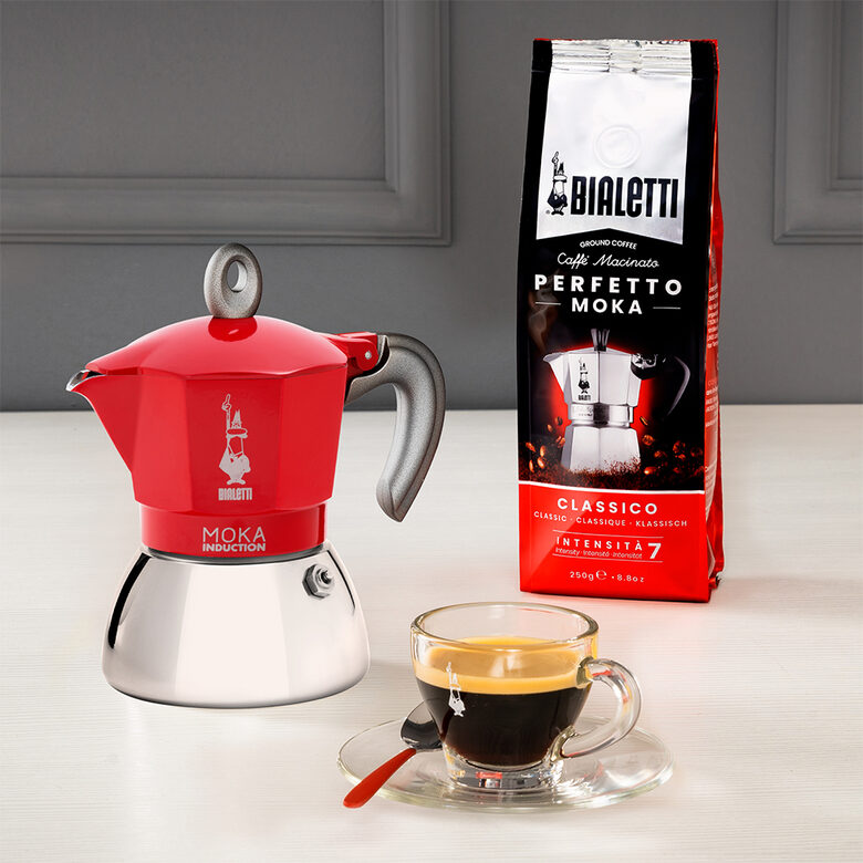 Bialetti MOKA INDUCTION RED 4 TZ