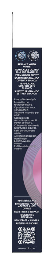 Oral-B Testine di Ricambio iO Series Gentle Care Nere, Testine Rotonde Originali, per Gengive Sensibili, 2 Testine