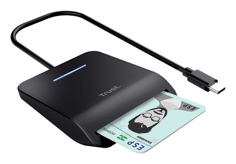 Trust Primo lettore di card readers Interno USB USB tipo-C Nero