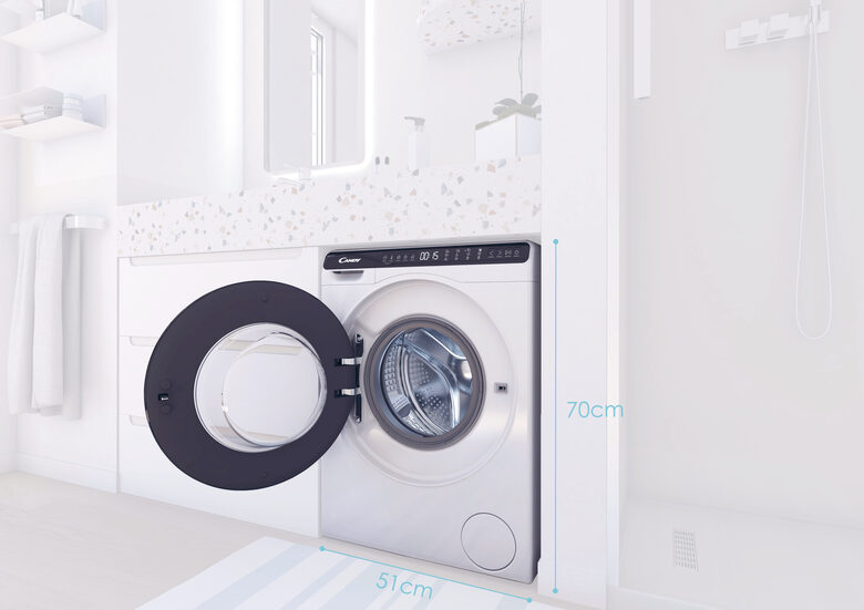 Candy CW50-BP12307G-S lavatrice Caricamento frontale 5 kg 1200 Giri/min Bianco