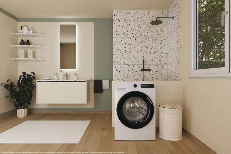 Candy ProWash 500, Lavatrice Carica Frontale 11 KG, 30% più efficente della classe A, 1400 giri, Bianco, Inverter, Vapore, Wi-Fi, Smart Wash, BR 411BL9-S