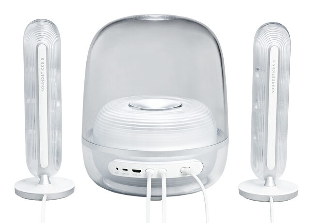 Harman/Kardon SoundSticks 5 set di altoparlanti 190 W Bianco 2.1 canali Bluetooth