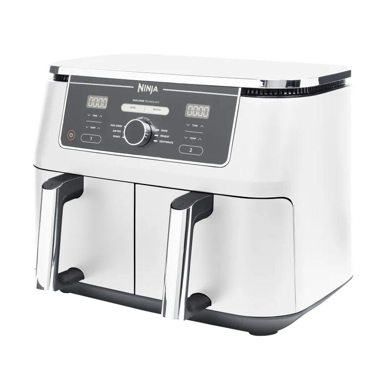 Ninja AF400EU Doppia 9,5 L Indipendente 2470 W Friggitrice ad aria calda Bianco