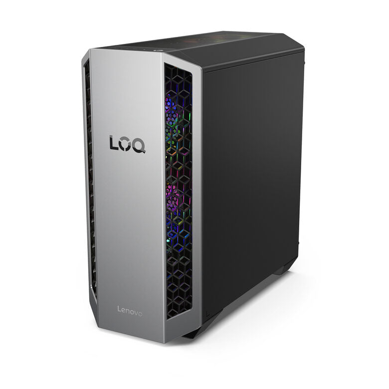 Lenovo LOQ | Desktop Gaming Tower | Processore AMD Ryzen 7 8745HX | memoria RAM 16GB | Memoria SSD 512GB | Scheda Grafica NVIDIA RTX 5050 8GB | Sistema Operativo WINDOWS 11 HOME | 26L_LUNA_GREY
