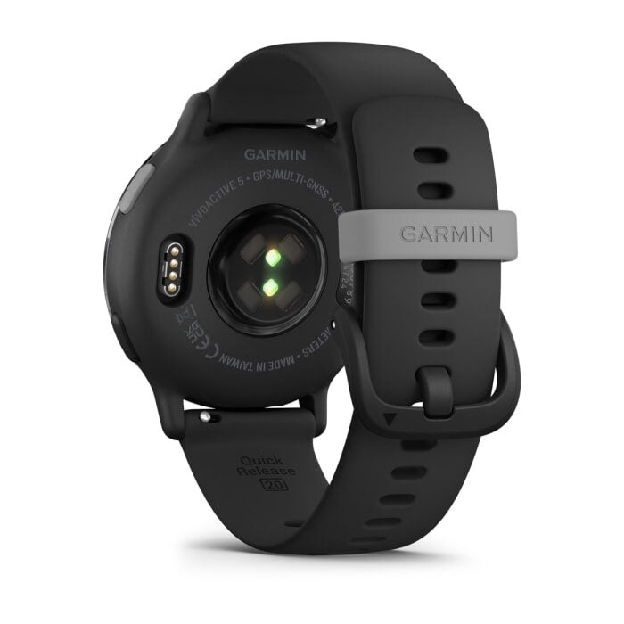 Garmin Vivoactive 5 3,05 cm (1.2") AMOLED 42 mm Digitale 390 x 390 Pixel Touch screen Nero Wi-Fi GPS (satellitare)