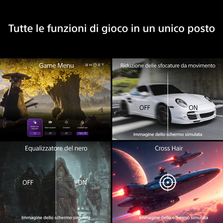 SONY Smart TV LED 75" BRAVIA 2 II S25M2 4K UHD Wi-Fi Nero