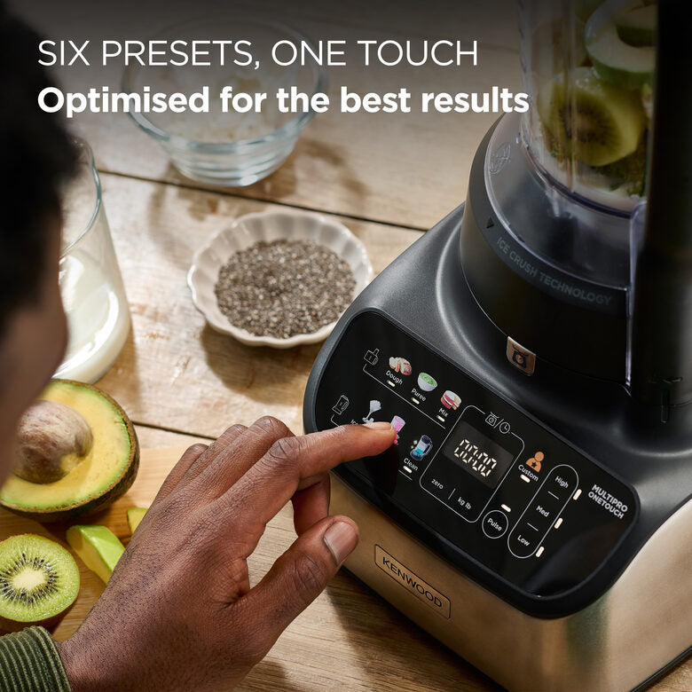Kenwood Robot Multifunzione MultiPro OneTouch FDM73.850SS Capacità 3 L Potenza 1000 W Colore Nero, Acciaio