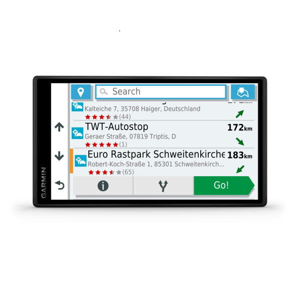 Garmin dēzl LGV500 navigatore Fisso 14 cm (5.5") TFT Touch screen 150,5 g Nero