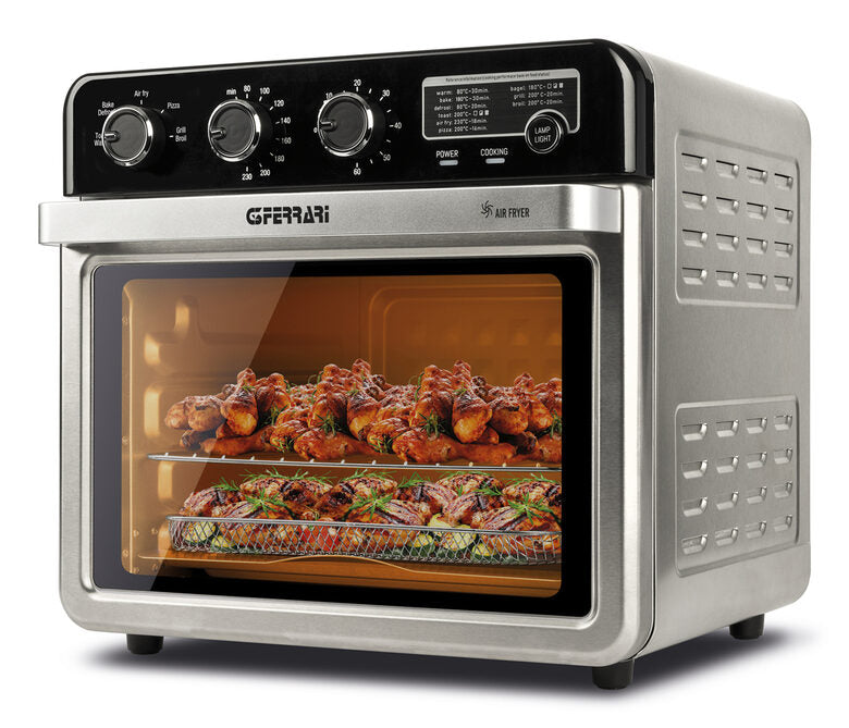 G3 Ferrari Friggisano G10221 Friggitrice ad Aria Multifunzione: Air Fryer, Forno, Forno Ventilato, Grill - 32 L