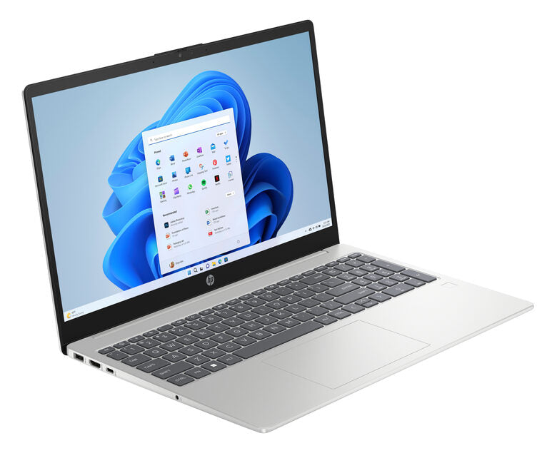 HP 15-fc0026nl AMD Ryzen™ 5 7520U Computer portatile 39,6 cm (15.6") Full HD 8 GB LPDDR5-SDRAM 512 GB SSD Wi-Fi 6 (802.11ax) Windows 11 Home Argento