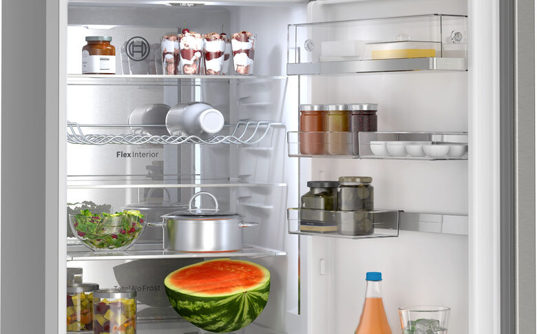 Bosch KGN39AIAU Serie 6 Frigorifero Combinato A Libera Installazione, No Frost, MultiAirflow, Tecnologia VitaFresh, Classe A, Acciaio Spazzolato Anti-impronta