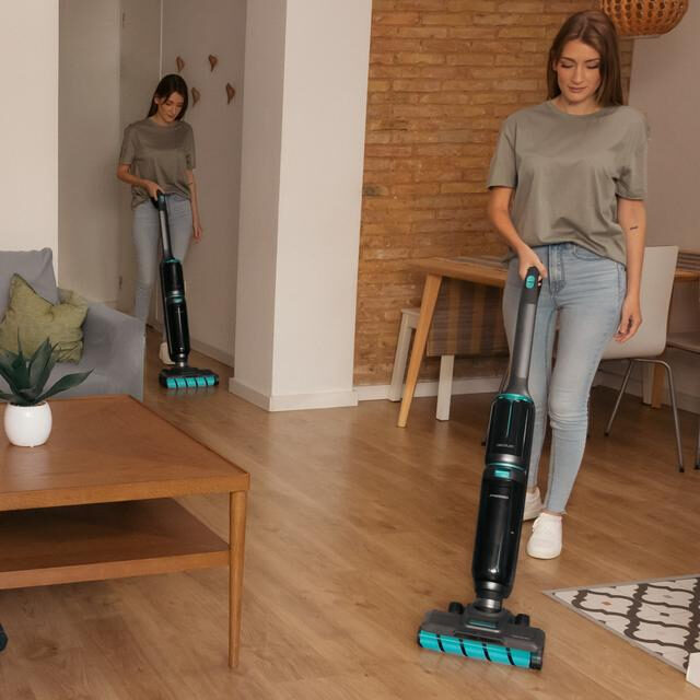 Cecotec FreeGo Wash&Vacuum Spray 5852 Lavasciuga Per Pavimenti Elettrico Senza Filo