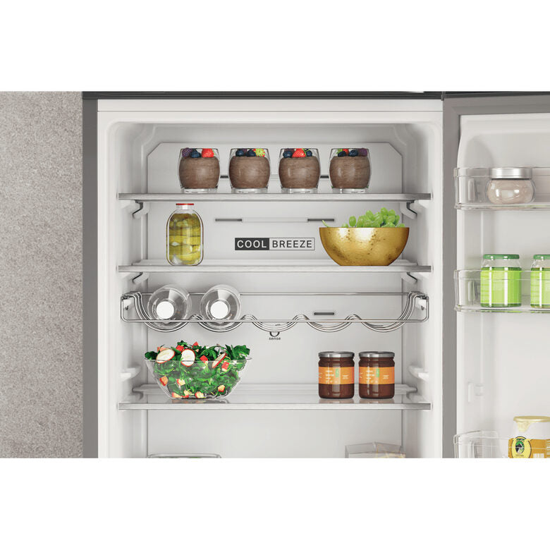 Whirlpool W7X 93A OX frigorifero con congelatore Libera installazione 367 L D Acciaio inossidabile