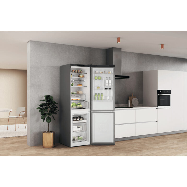 Whirlpool W7X 93A OX frigorifero con congelatore Libera installazione 367 L D Acciaio inossidabile