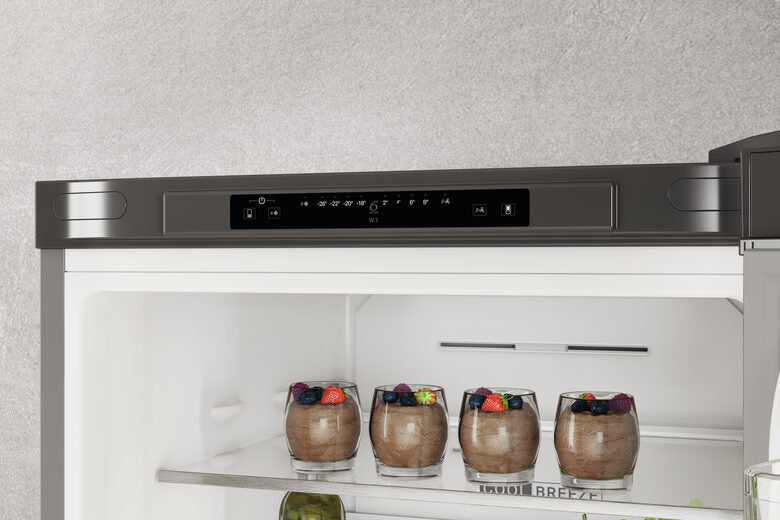 Whirlpool W7X 83A OX frigorifero con congelatore Libera installazione 335 L D Acciaio inossidabile