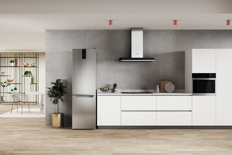 Whirlpool W7X 83A OX frigorifero con congelatore Libera installazione 335 L D Acciaio inossidabile