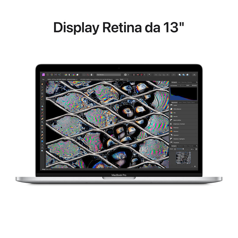 Apple MacBook Pro 13" M2 8-core CPU 10-core GPU 256GB SSD - Argento