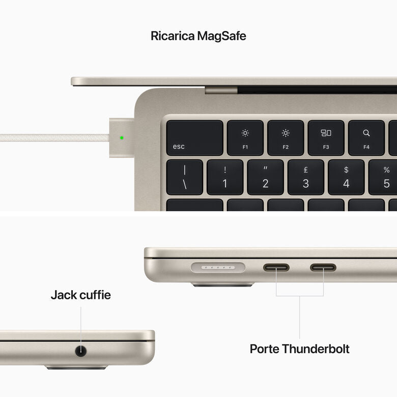 Apple MacBook Air M2 8-core CPU 10-core GPU 512GB SSD - Galassia