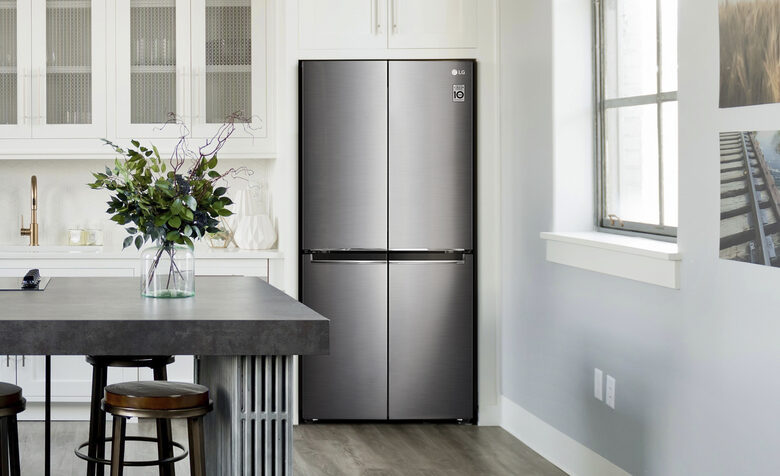 LG GMB844PZFG frigorifero side-by-side Libera installazione 530 L F Metallico, Argento