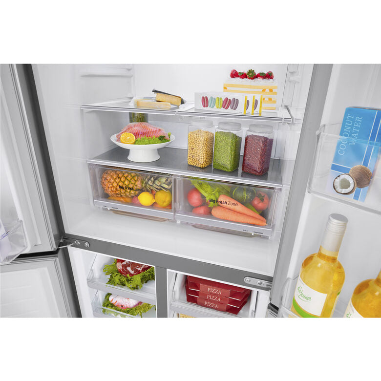 LG GMB844PZFG frigorifero side-by-side Libera installazione 530 L F Metallico, Argento