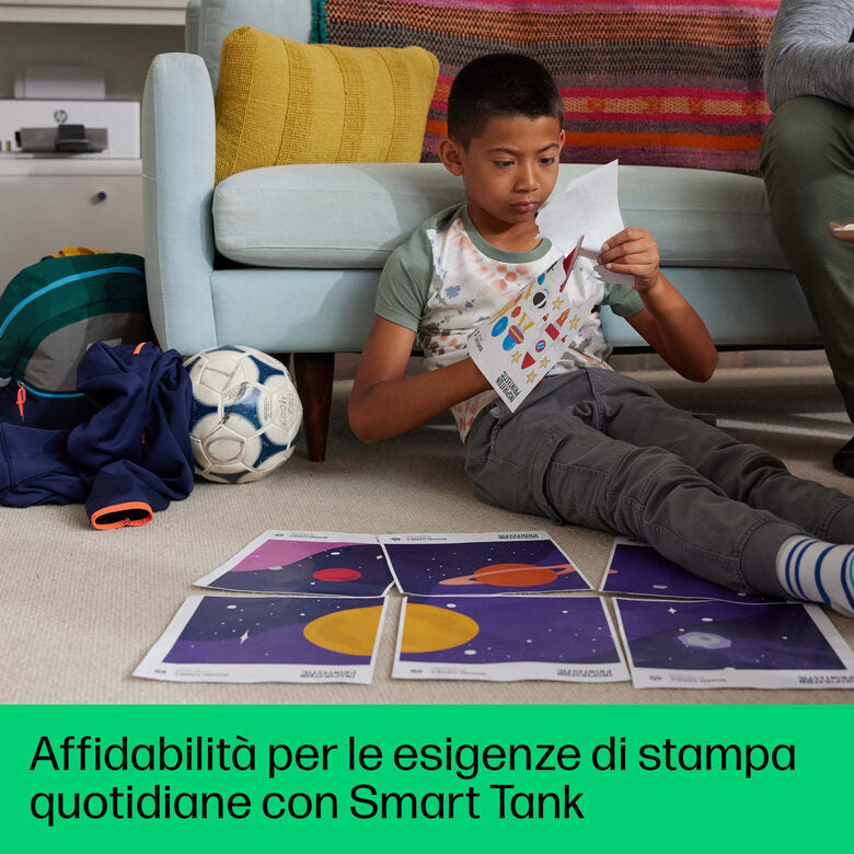 HP Smart Tank Stampante multifunzione 5105, Colore, Stampante per Abitazioni e piccoli uffici, Stampa, copia, scansione, wireless, Serbatoio stampante (tank) per grandi volumi di documenti,