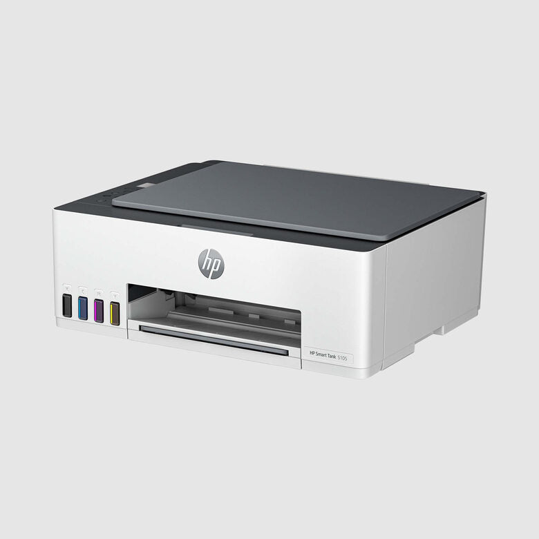 HP Smart Tank Stampante multifunzione 5105, Colore, Stampante per Abitazioni e piccoli uffici, Stampa, copia, scansione, wireless, Serbatoio stampante (tank) per grandi volumi di documenti,