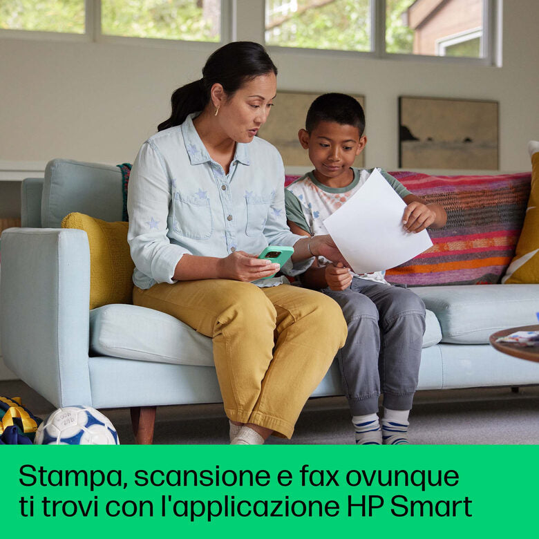 HP Smart Tank Stampante multifunzione 5105, Colore, Stampante per Abitazioni e piccoli uffici, Stampa, copia, scansione, wireless, Serbatoio stampante (tank) per grandi volumi di documenti,