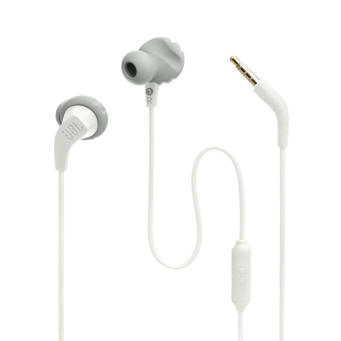 JBL Endurance Run 2 Wired Cuffie Cablato In-ear Chiamate/Musica/Sport/Tutti i giorni Bianco