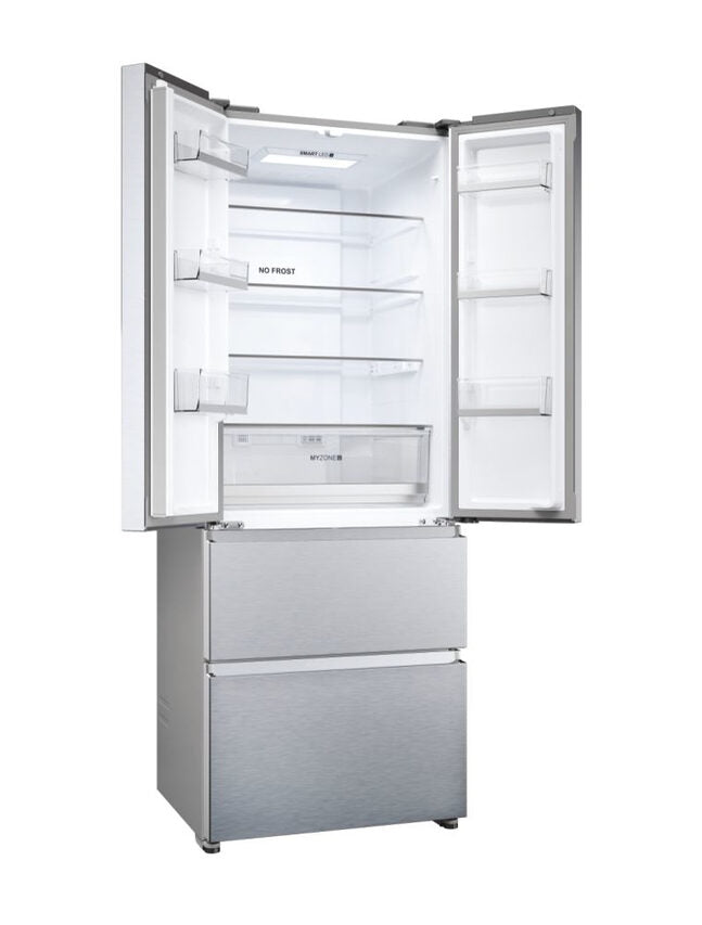 Haier FD 70 Serie 5 HFR5719ENMG frigorifero side-by-side Libera installazione 446 L E Argento