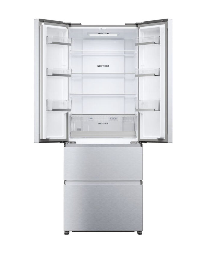 Haier FD 70 Serie 5 HFR5719ENMG frigorifero side-by-side Libera installazione 446 L E Argento