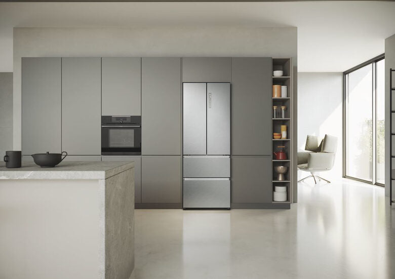 Haier FD 70 Serie 5 HFR5719ENMG frigorifero side-by-side Libera installazione 446 L E Argento