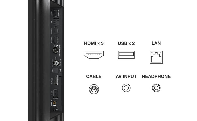 TCL Serie C63 QLED 55" 55C631 audio Onkyo Google TV