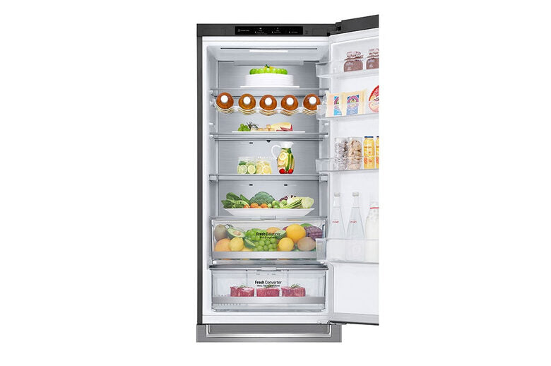 LG GBB72PZVCN1 frigorifero con congelatore Libera installazione 384 L C Acciaio inossidabile