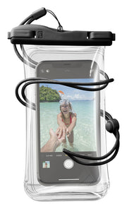 Cellularline Voyager - Universale Custodia Impermeabile per Smartphone Nero