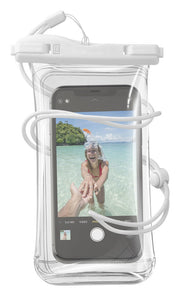 Cellularline Voyager - Universale Custodia Impermeabile per Smartphone Bianco