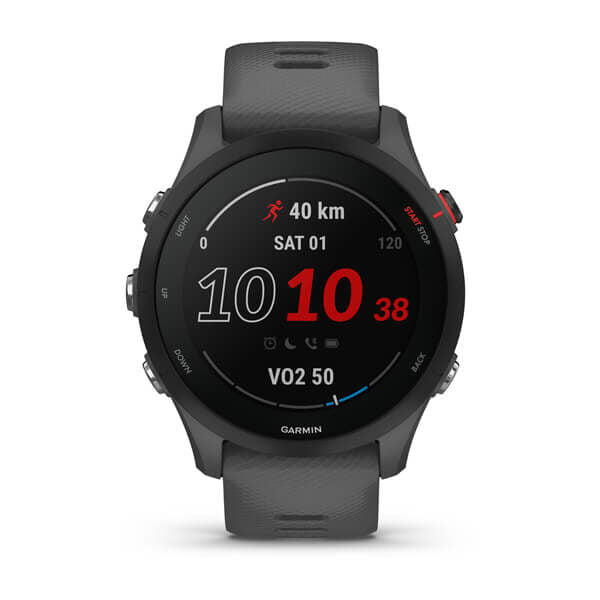 Garmin Forerunner 255 3,3 cm (1.3") MIP 46 mm Digitale 260 x 260 Pixel Grigio Wi-Fi GPS (satellitare)