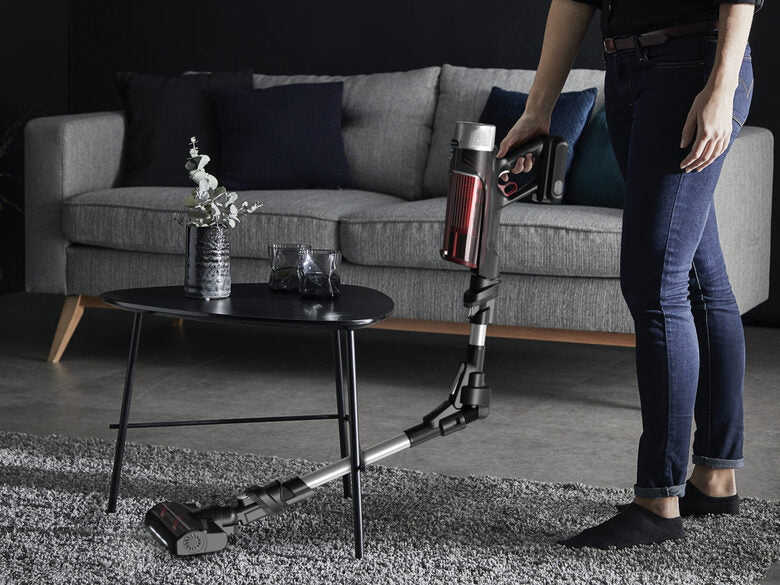Rowenta X-Force Flex 9.60 RH2077 aspirapolvere senza filo Nero, Rosso Senza sacchetto