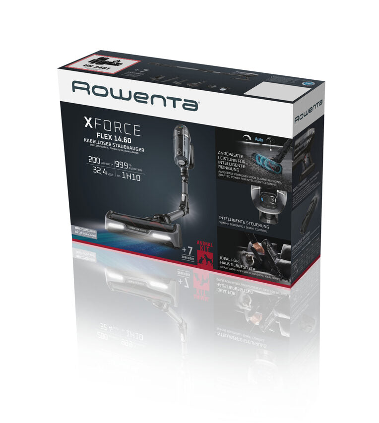 Rowenta X-Force Flex RH99A9 Nero, Grigio Senza sacchetto