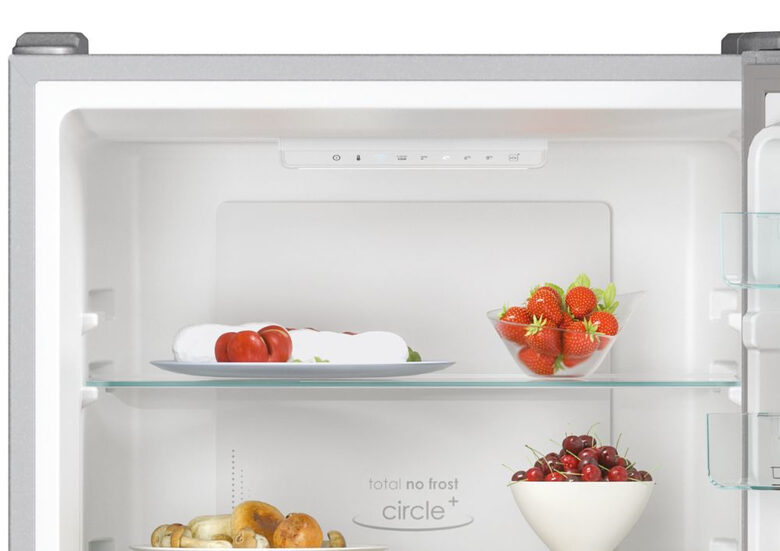 Candy Fresco CCE4T620ES frigorifero con congelatore Libera installazione 377 L E Argento
