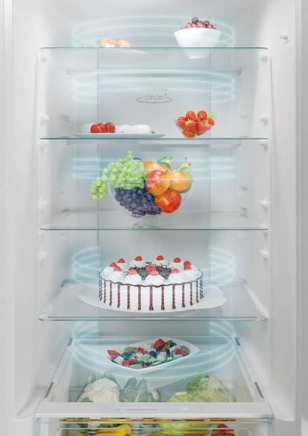 Candy Fresco CCE4T620ES frigorifero con congelatore Libera installazione 377 L E Argento