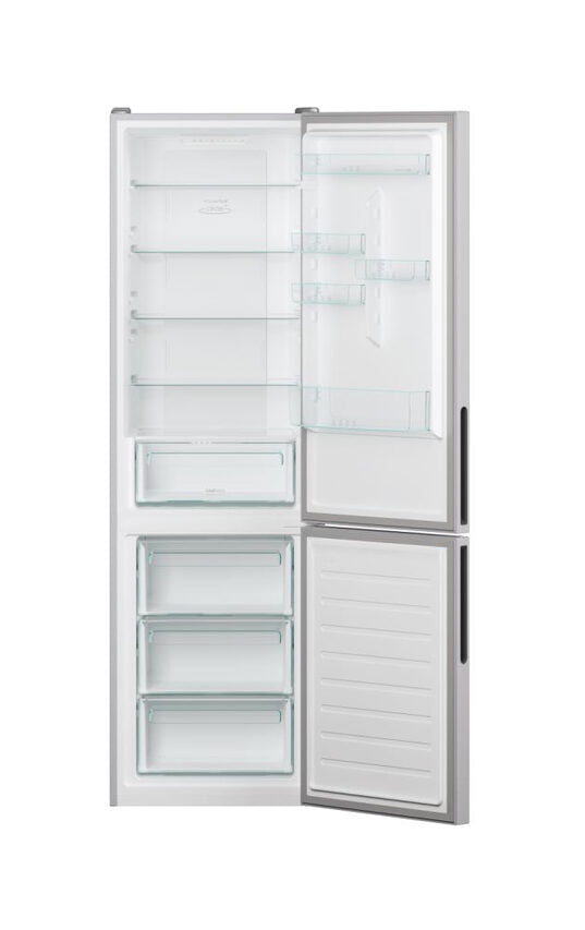 Candy Fresco CCE4T620ES frigorifero con congelatore Libera installazione 377 L E Argento