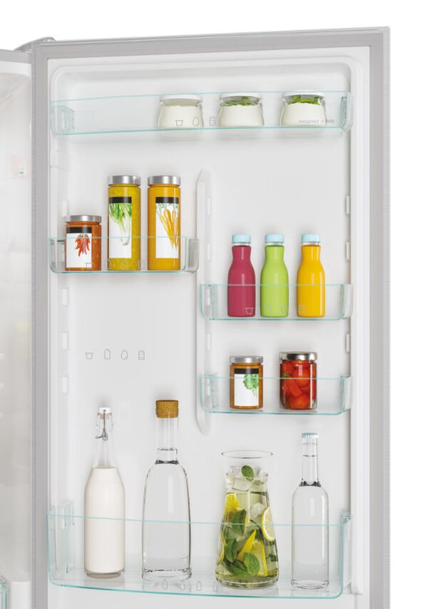 Candy Fresco CCE4T620ES frigorifero con congelatore Libera installazione 377 L E Argento