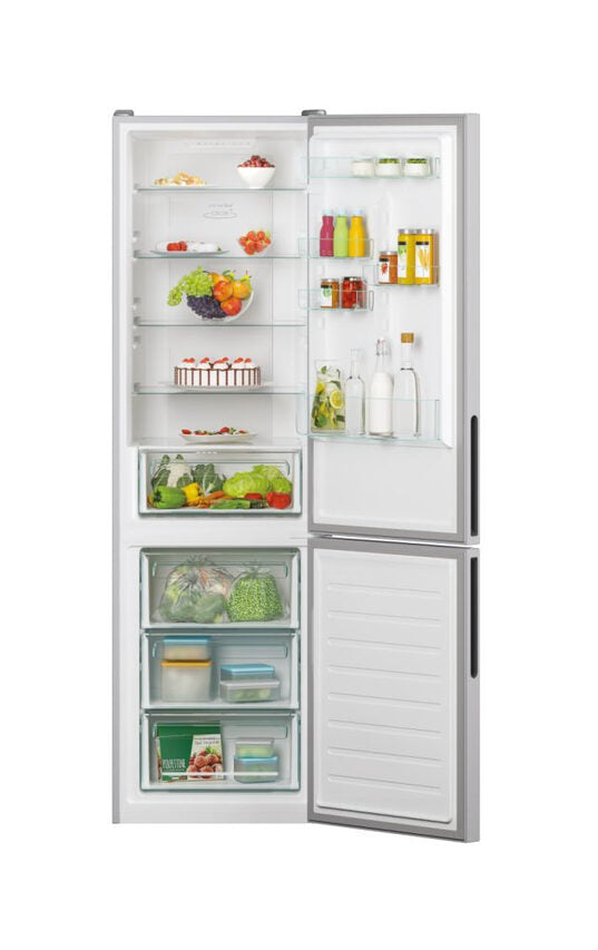 Candy Fresco CCE4T620ES frigorifero con congelatore Libera installazione 377 L E Argento