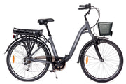 Smartway C4-L1SC-G bicicletta elettrica Grigio Acciaio 66 cm (26") 25 kg Ioni di Litio