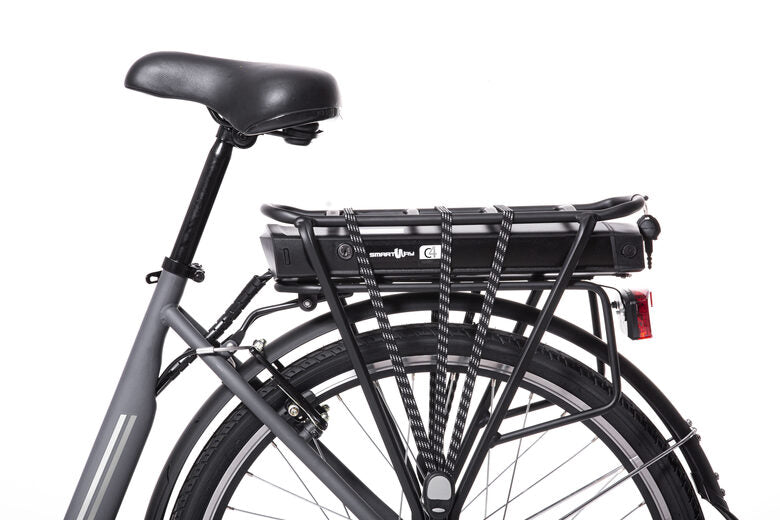 Smartway C4-L1SC-G bicicletta elettrica Grigio Acciaio 66 cm (26") 25 kg Ioni di Litio