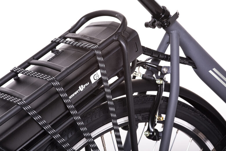 Smartway C4-L1SC-G bicicletta elettrica Grigio Acciaio 66 cm (26") 25 kg Ioni di Litio
