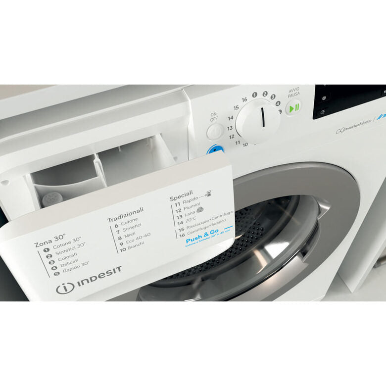Indesit BWE 101486X WS IT lavatrice Caricamento frontale 10 kg 1400 Giri/min Bianco