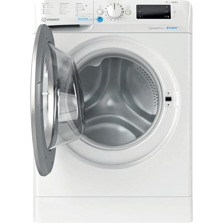 Indesit BWE 101486X WS IT lavatrice Caricamento frontale 10 kg 1400 Giri/min Bianco